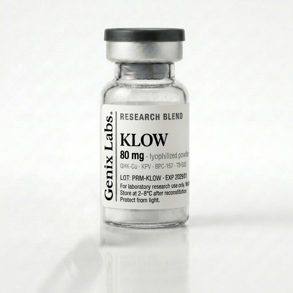 KLOW Peptide Blend — Total Repair sample vial